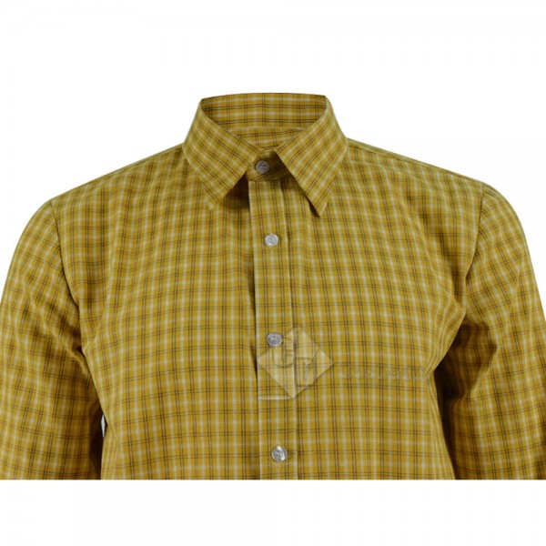 yellow plaid shirt men